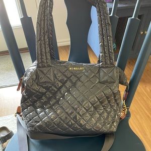 MZ Wallace Gray Patent Med. Sutton